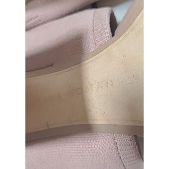 ☆ ZARA Stretch Knit Block Heel Myle Sandals Womens Size 39 / US 8.5 - Picture 7 of 8